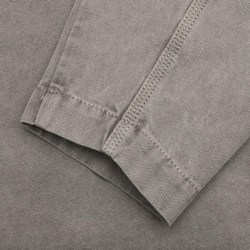 Garment Dye Hoodie - Grey Male Product Image