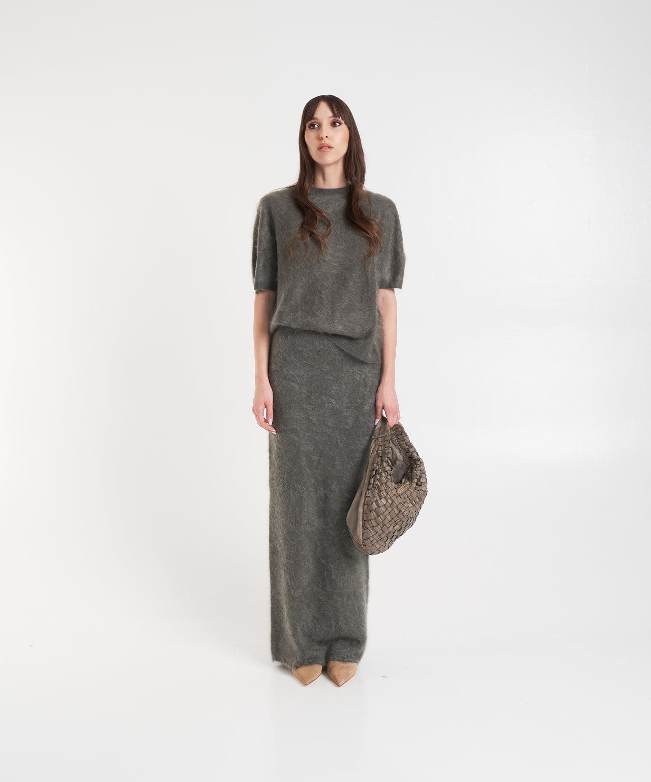 Brushed cashmere singlet Product Image