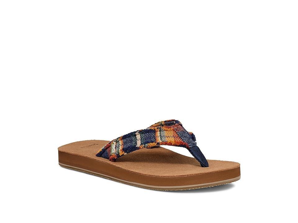 Sanuk Men's Fraid Not Blanket Flip Flop Sandal Product Image