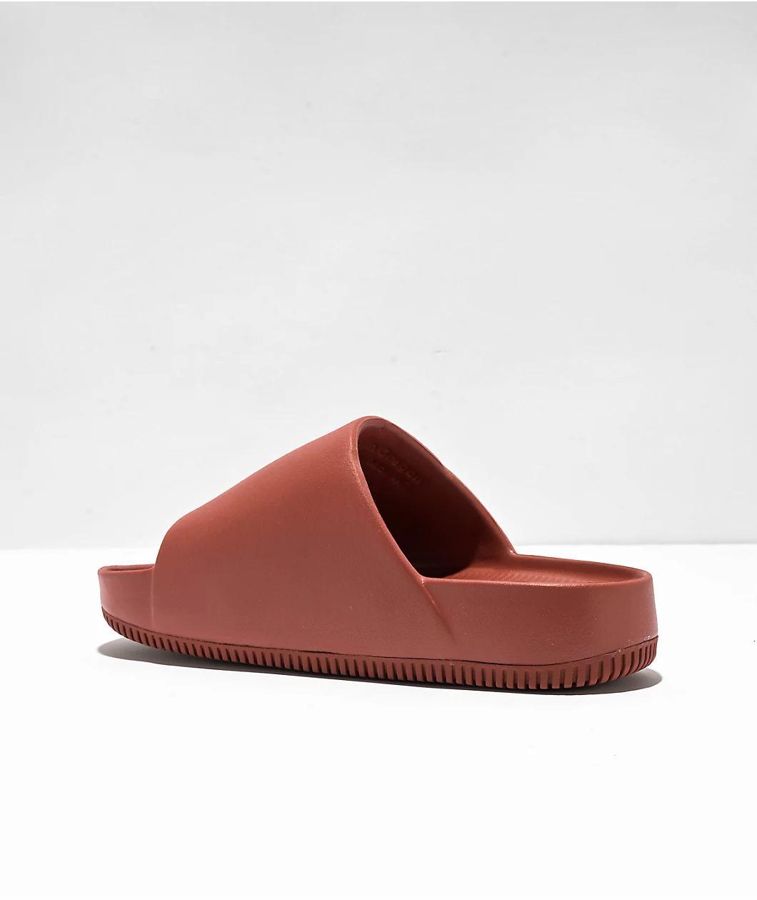 Nike Calm Rugged Orange Slide Sandals Product Image