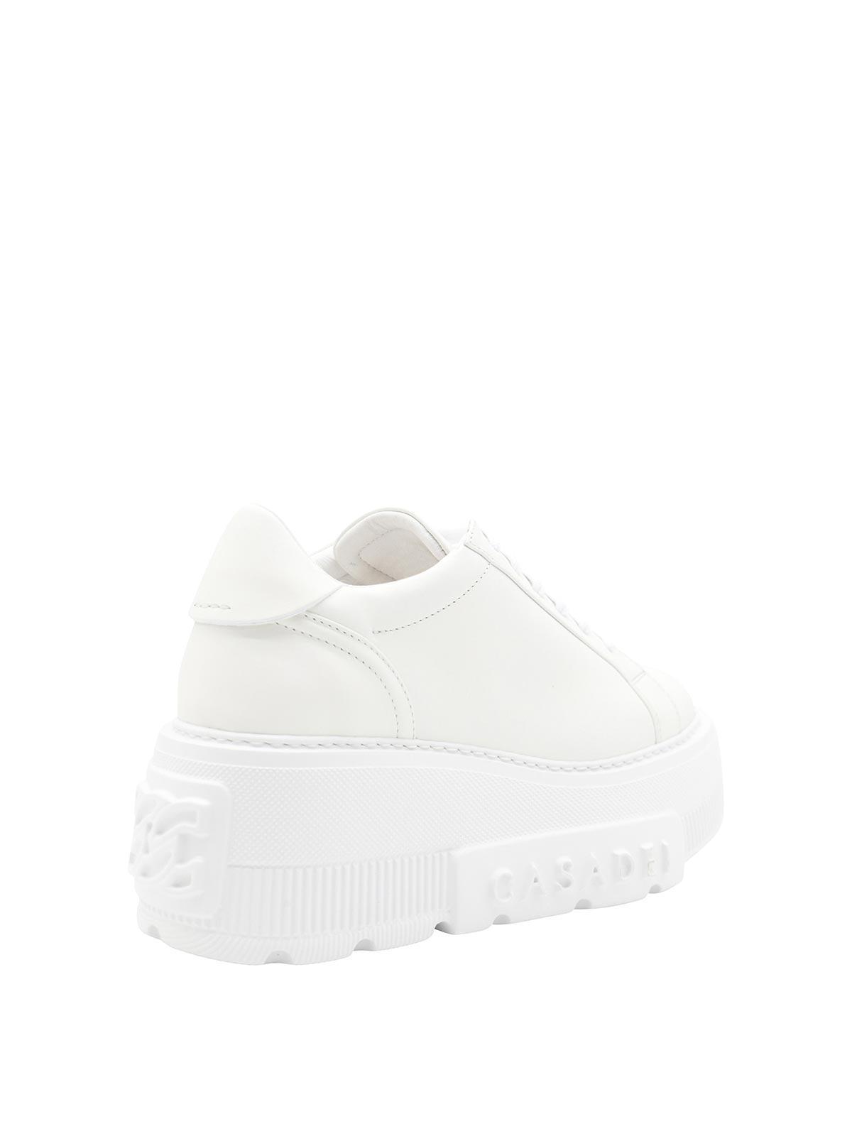 CASADEI Sneakers  Woman Color White In Weiss Product Image