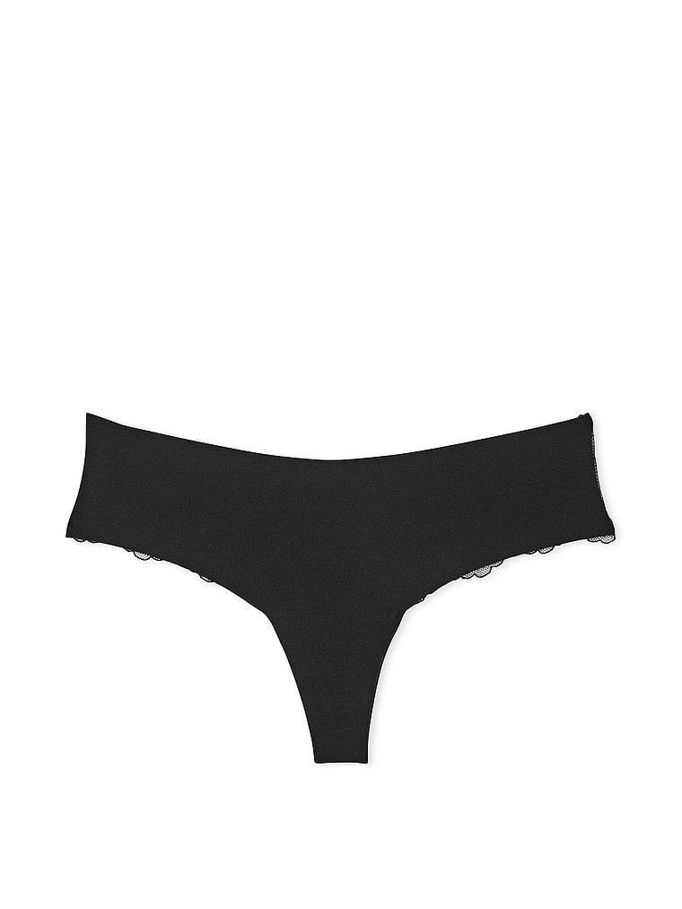 No-Show Lace-Back Thong Panty Product Image