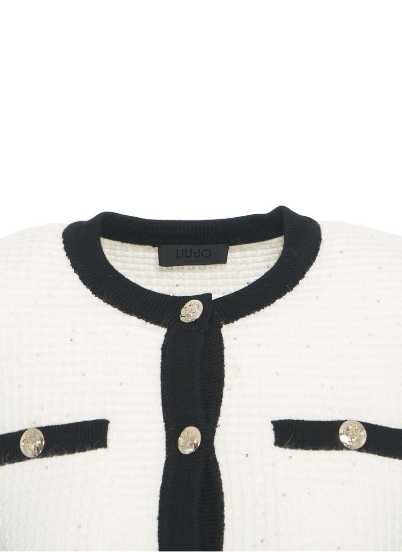 Tweed jacket with glitter Product Image