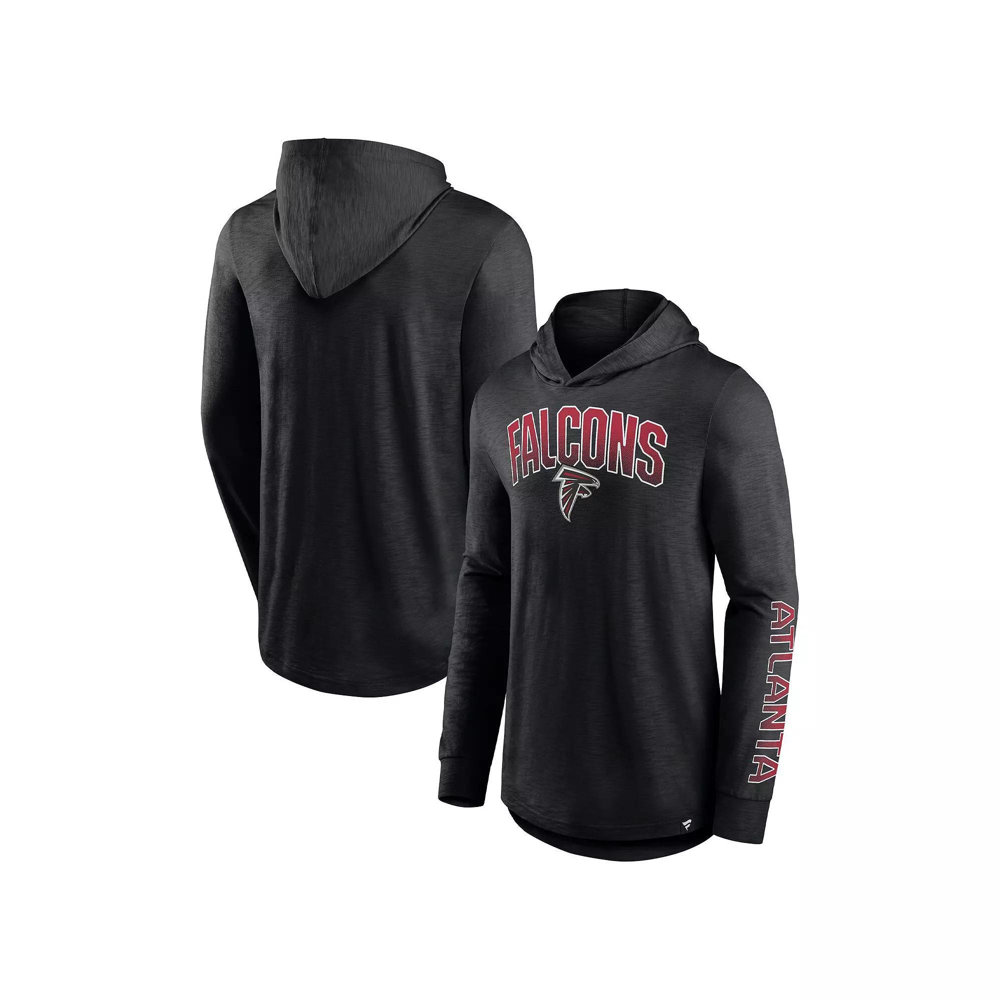 Men's Fanatics Branded Black Atlanta Falcons Front Runner Pullover Hoodie,  Product Image