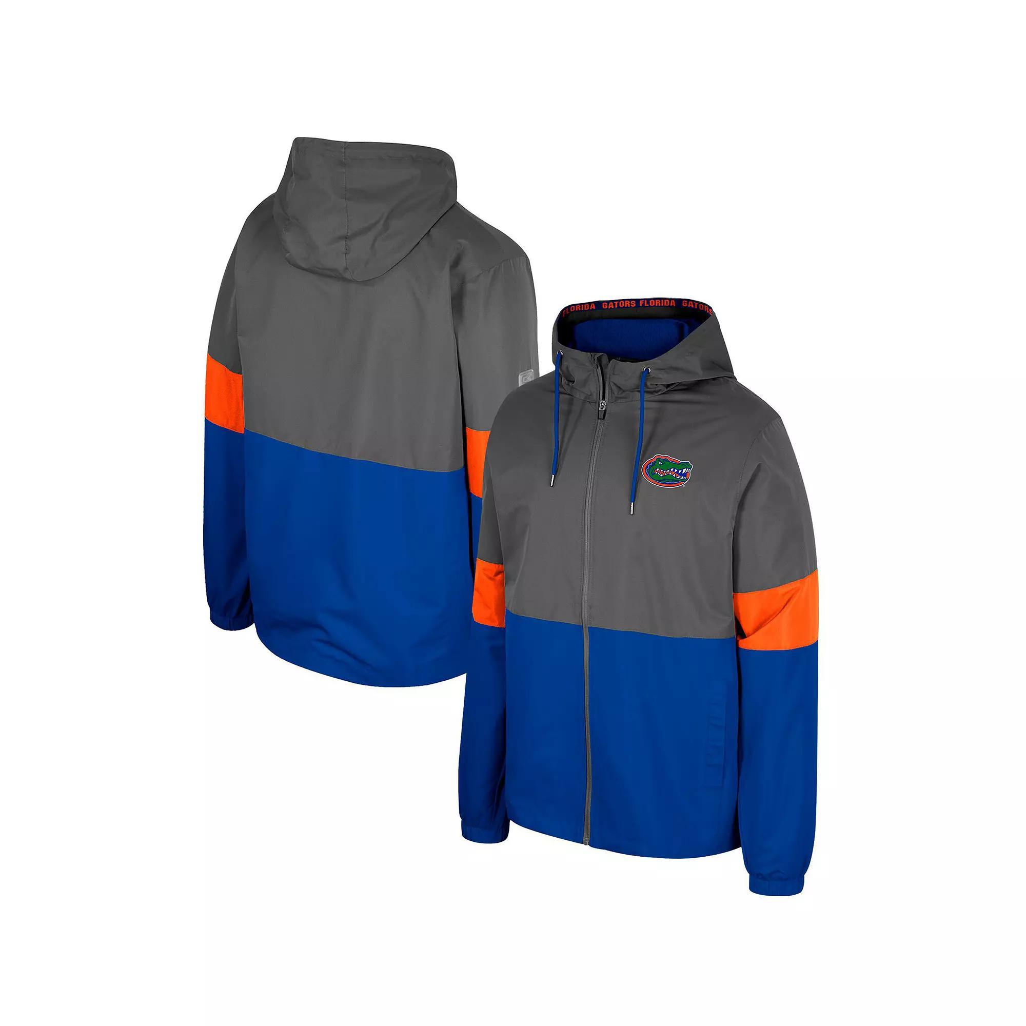 Men's Colosseum Charcoal Florida Gators Miles Full-Zip Jacket, Size: Medium Product Image