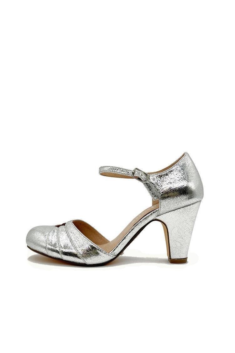 Goldie Metallic Ballroom Heels Product Image