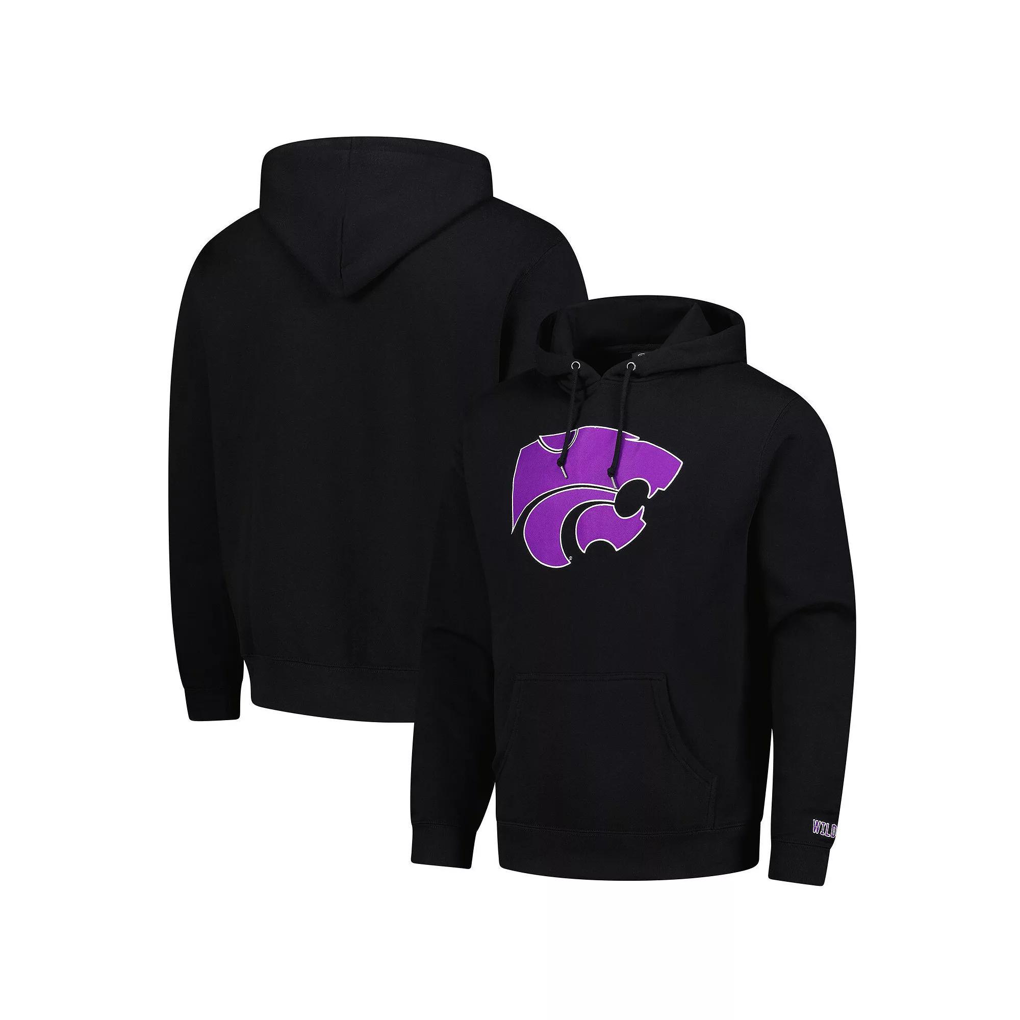 Men's  Black Kansas State Wildcats Foundation Fleece Pullover Hoodie, Size: Large Product Image