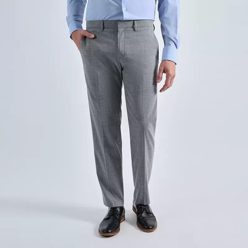 Mens Haggar Micro Houndstooth Slim Fit Flat Front Suit Pants Product Image