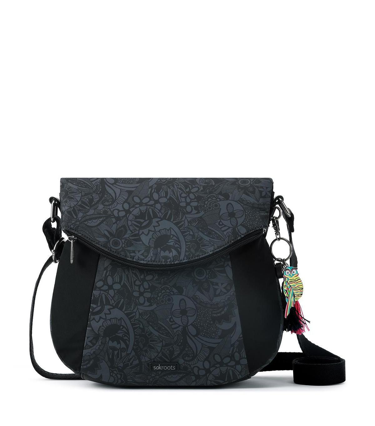 The Sak Artist Circle Foldover Crossbody (Royal Seascape) Cross Body Handbags Product Image