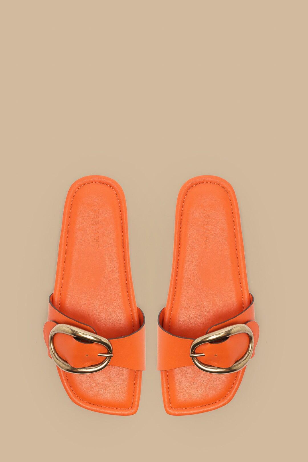 Citrus Organic Buckle Flat Sandal Product Image