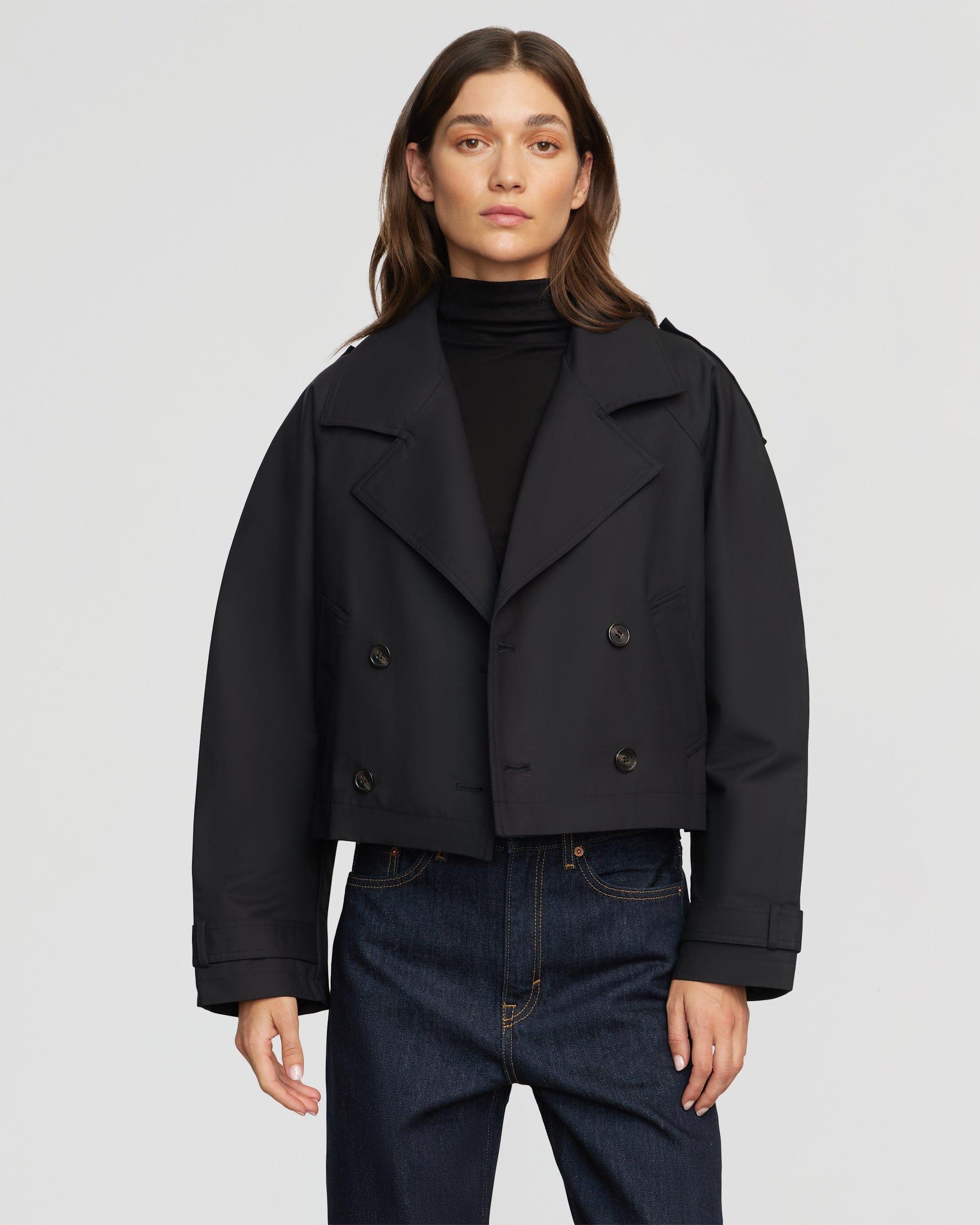 Luca Cropped Trench Jacket Product Image