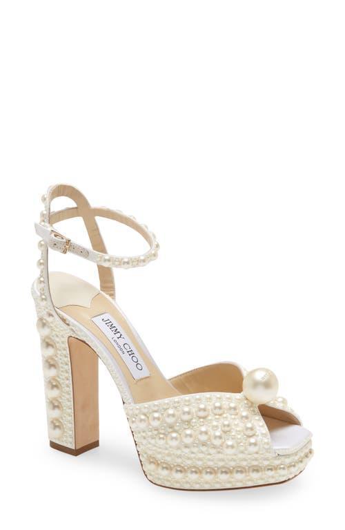 Womens Sacaria 120MM Embellished Platform Sandals Product Image