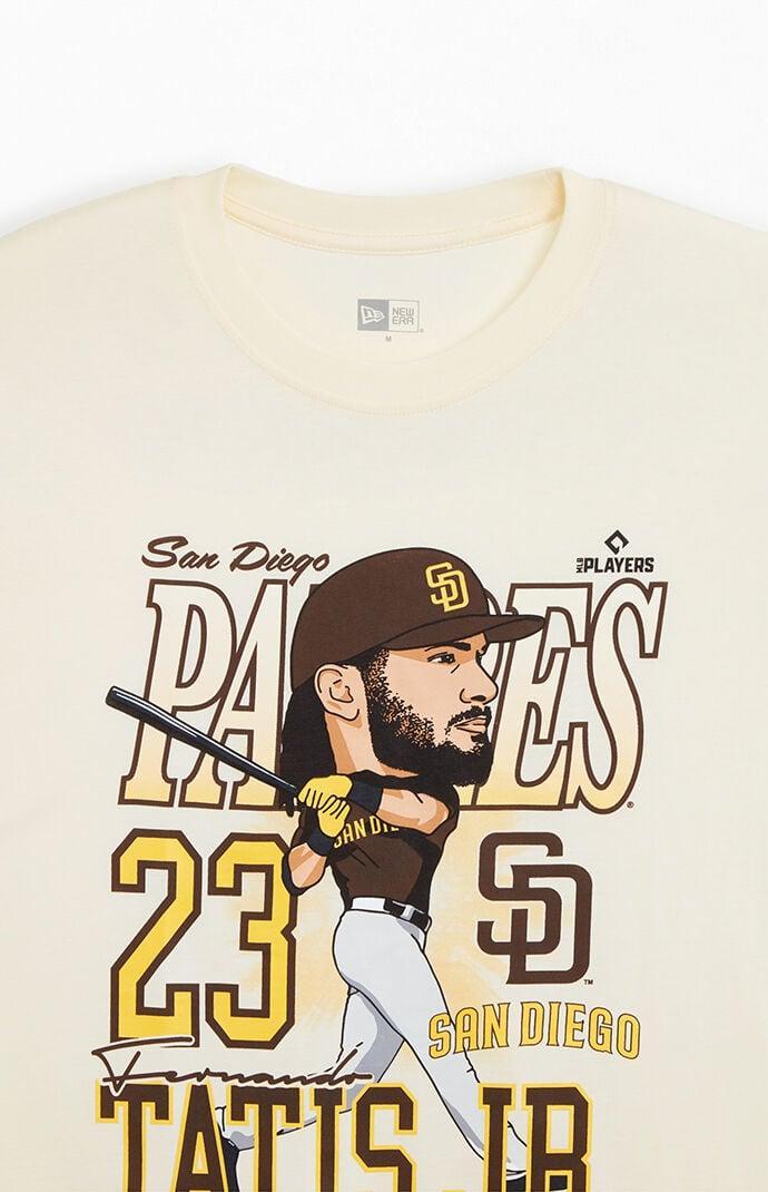 New Era Men's Fernando TatÃ­s Jr. Caricature T-Shirt Product Image