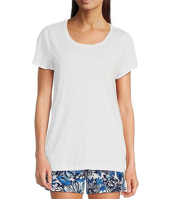 Lilly Pulitzer Etta Knit Scoop Neck Short Sleeve Tee Product Image
