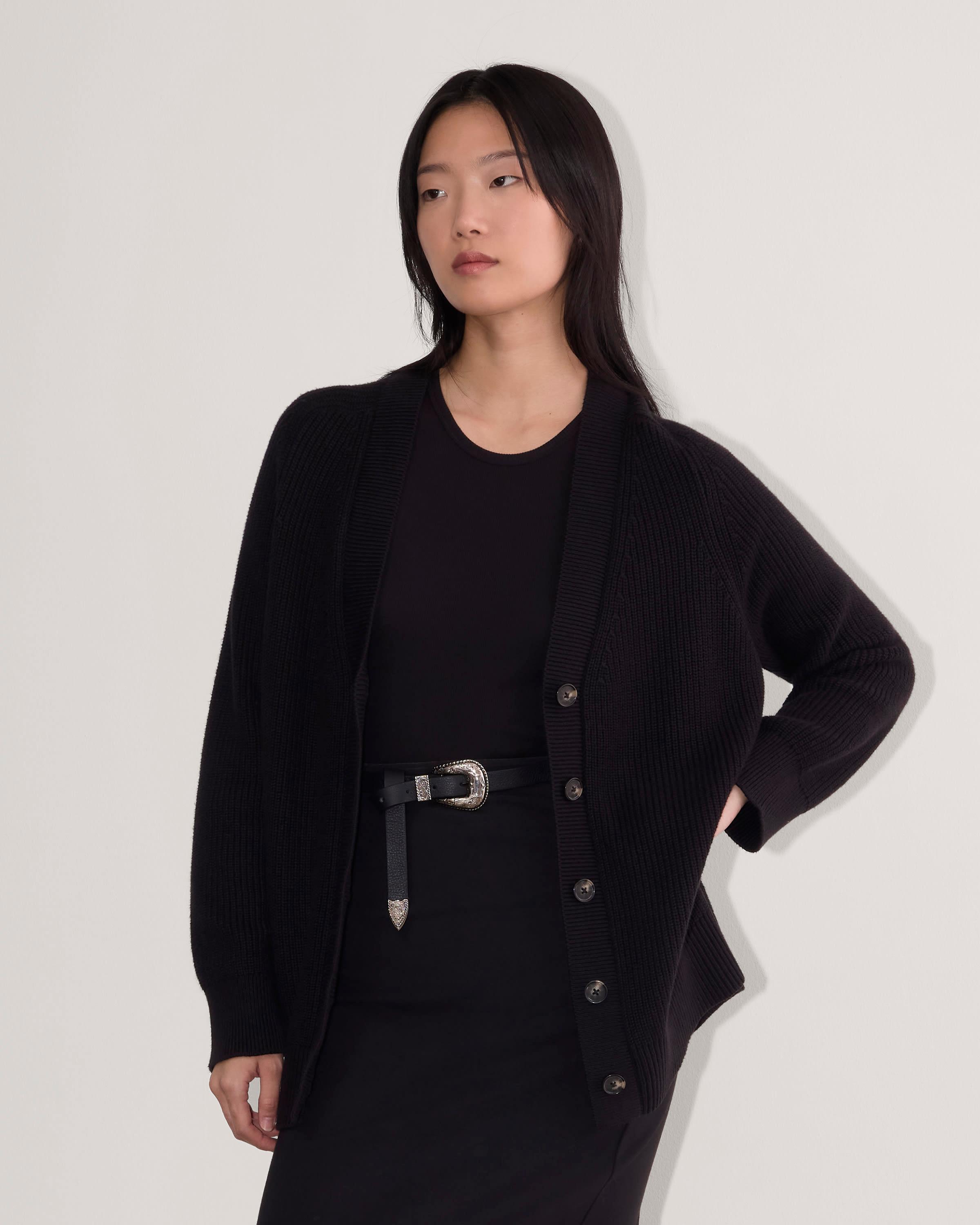 The Long Cocoon Cardigan Product Image