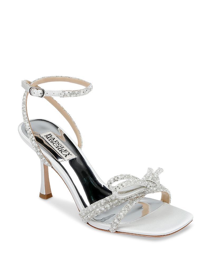 Badgley Mischka Effie Satin Rhinestone Diamante Product Image