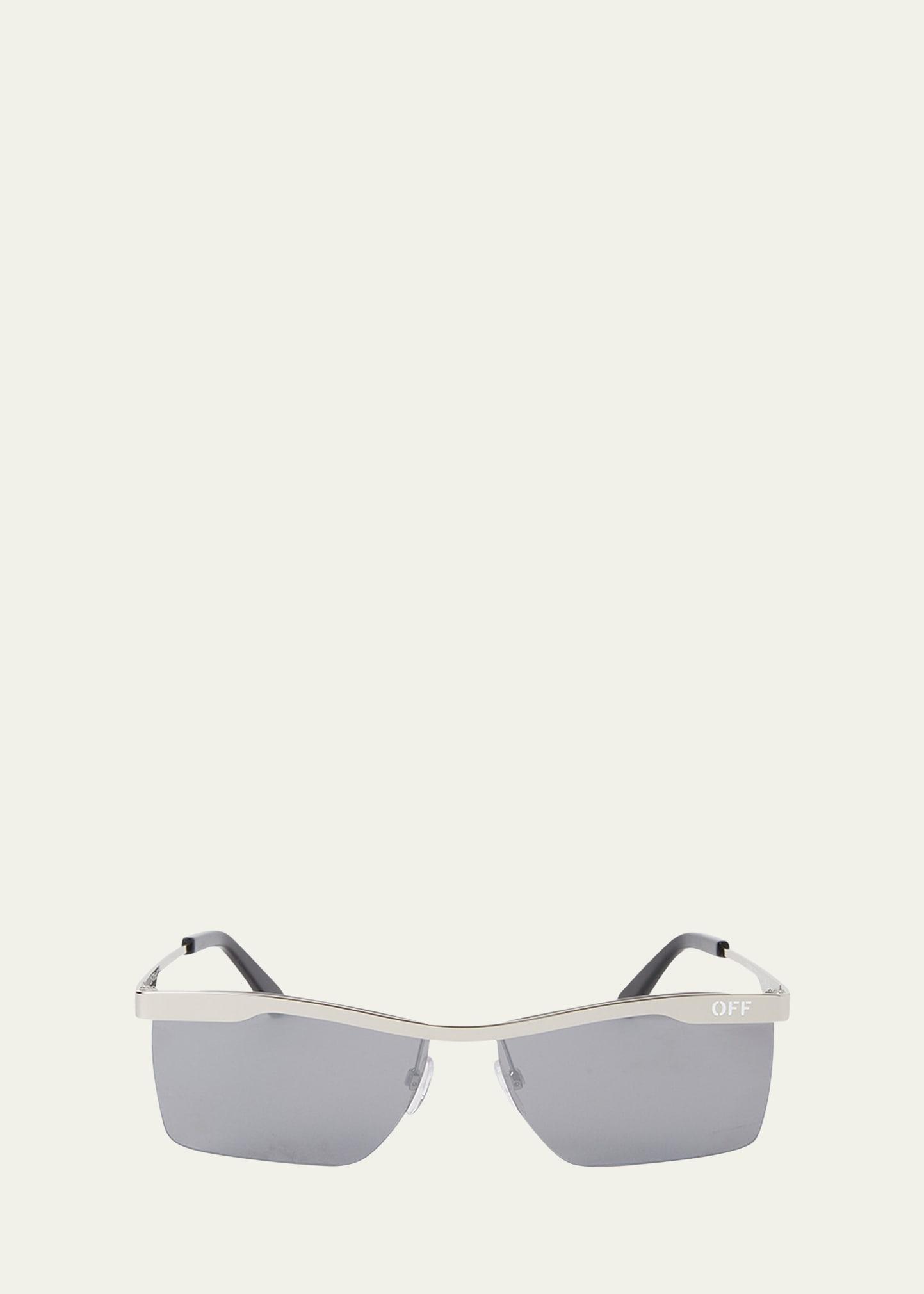 Mens Rimini Metal Rectangle Sunglasses Product Image