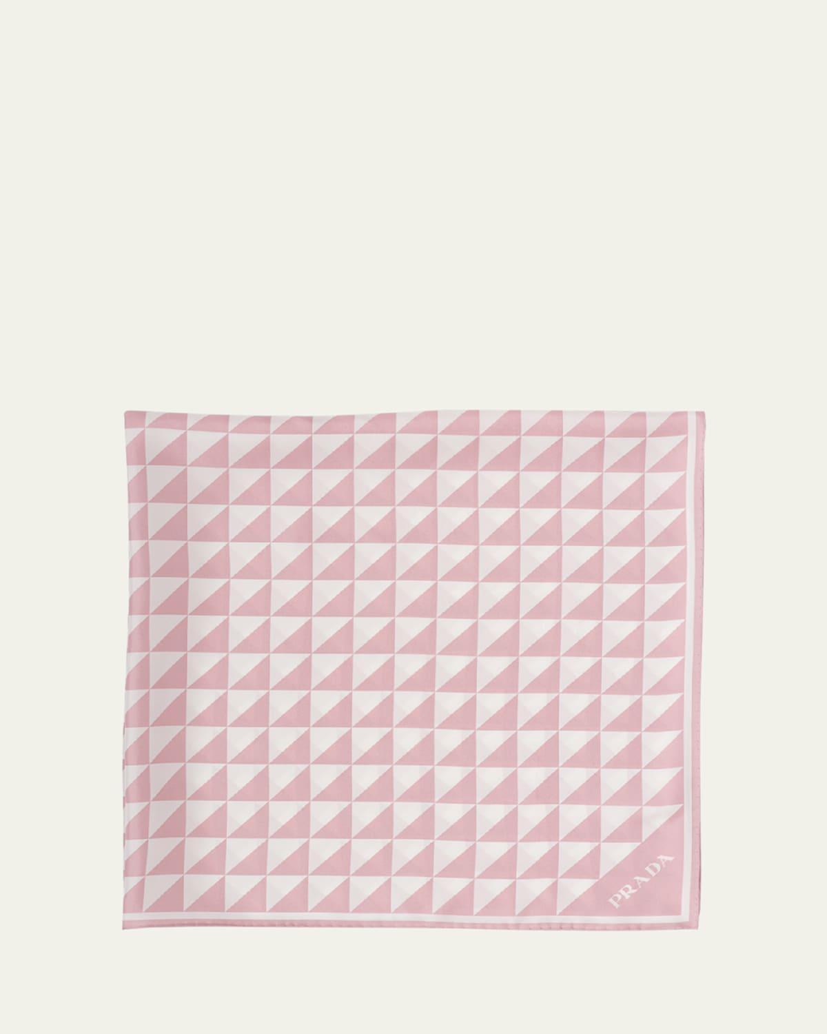 Triangle Logo Silk Scarf Product Image