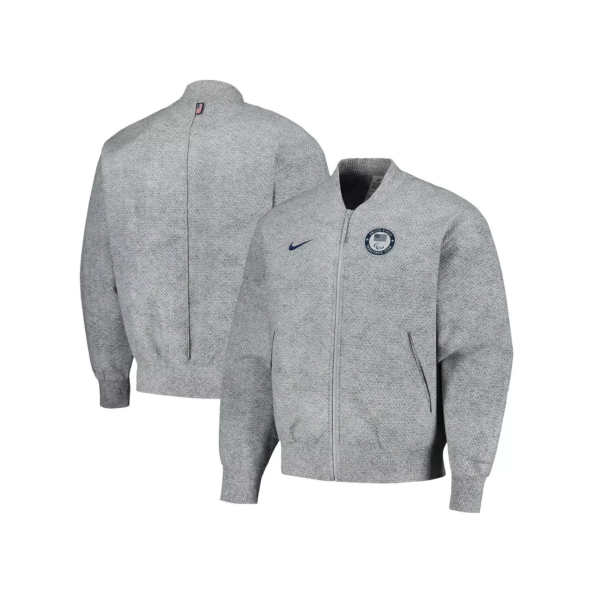 Men's Nike Gray Team USA Media Day Look Performance Full-Zip Jacket,  Product Image