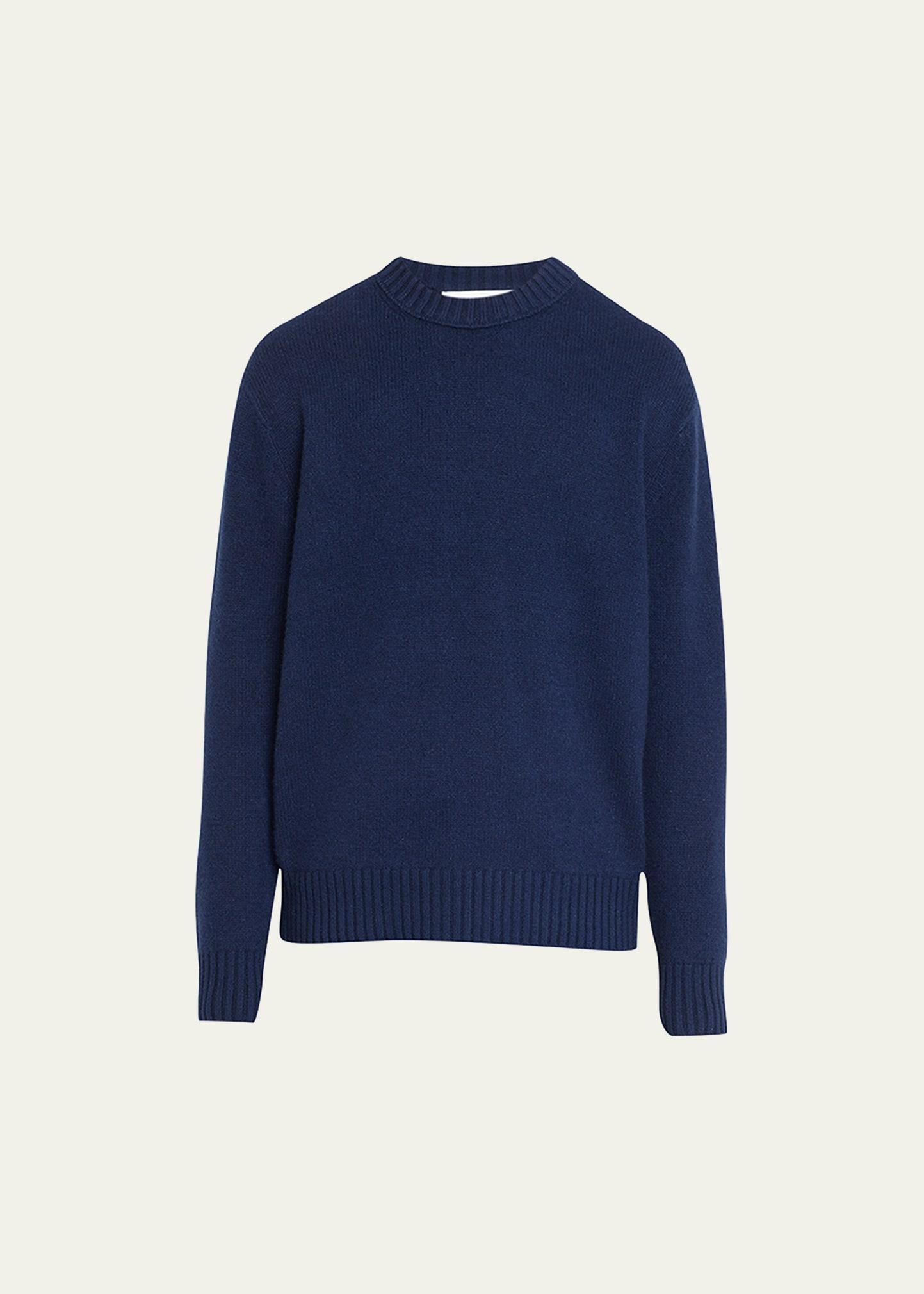 Mens Cashmere Knit Sweater Product Image