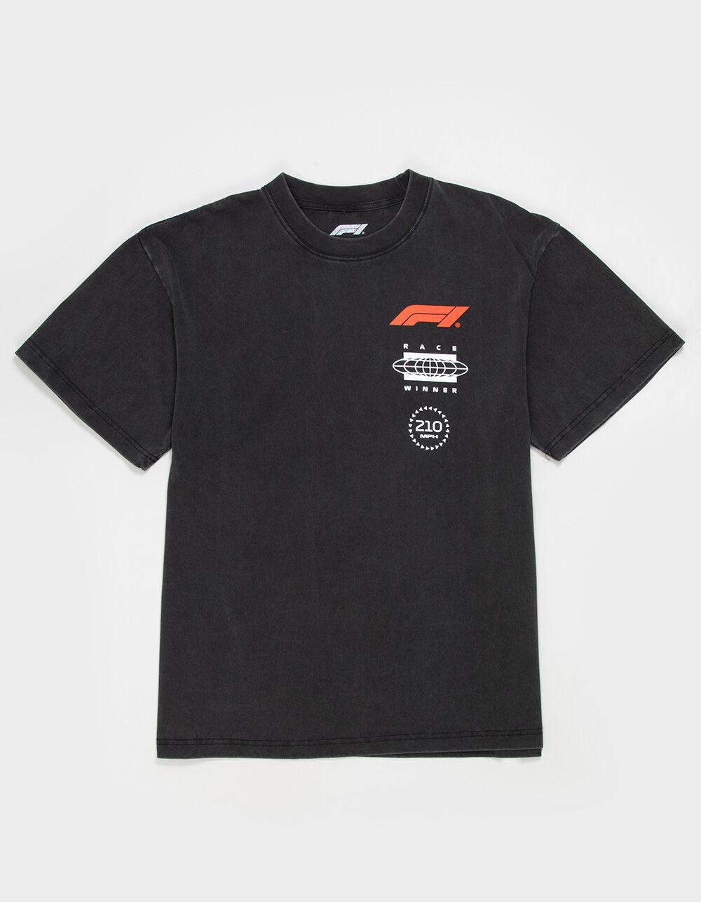 FORMULA 1 High Speed Mens Boxy Tee - WASHED BLACK Product Image