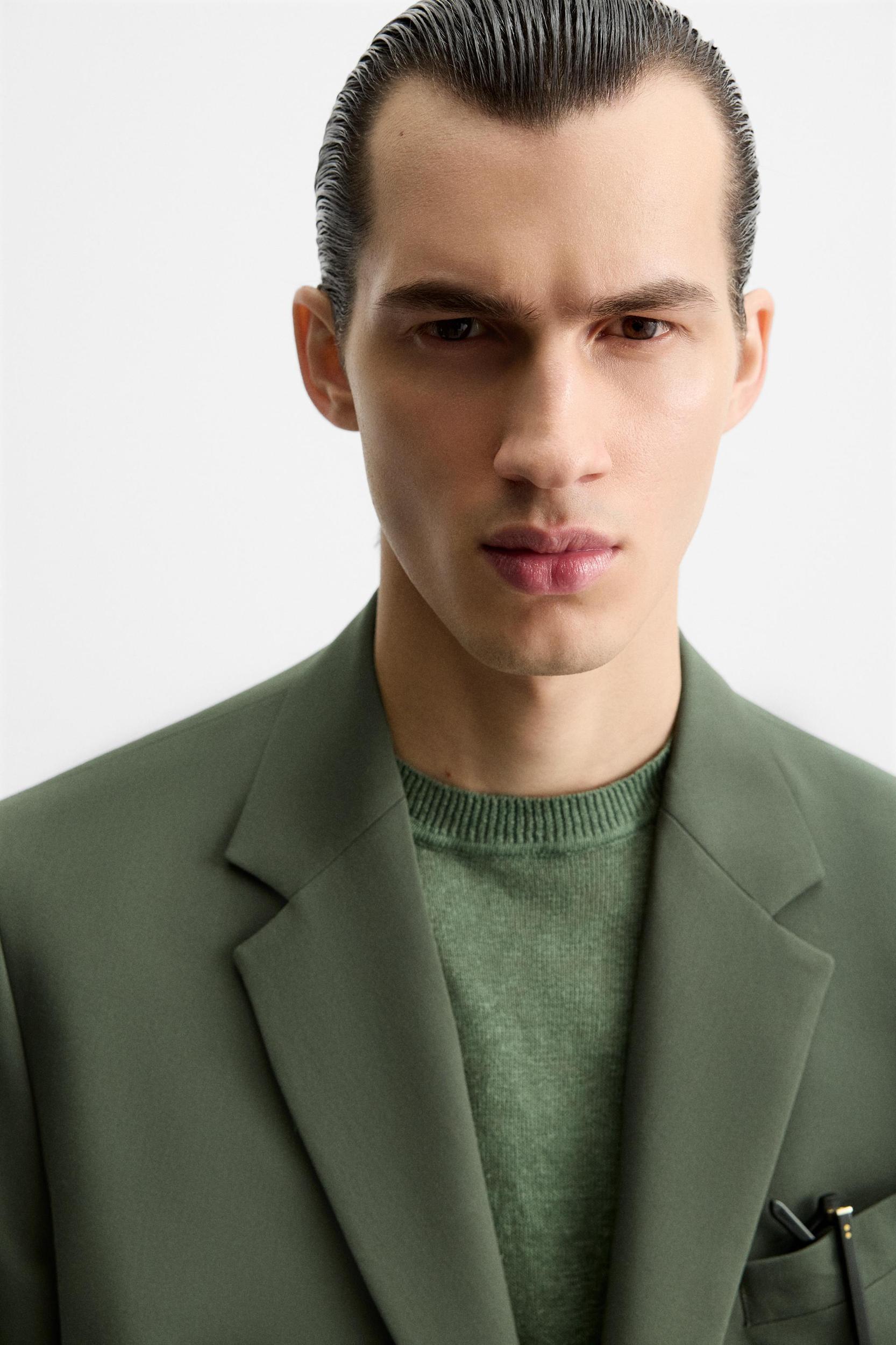 DOUBLE BREASTED SUIT BLAZER Product Image