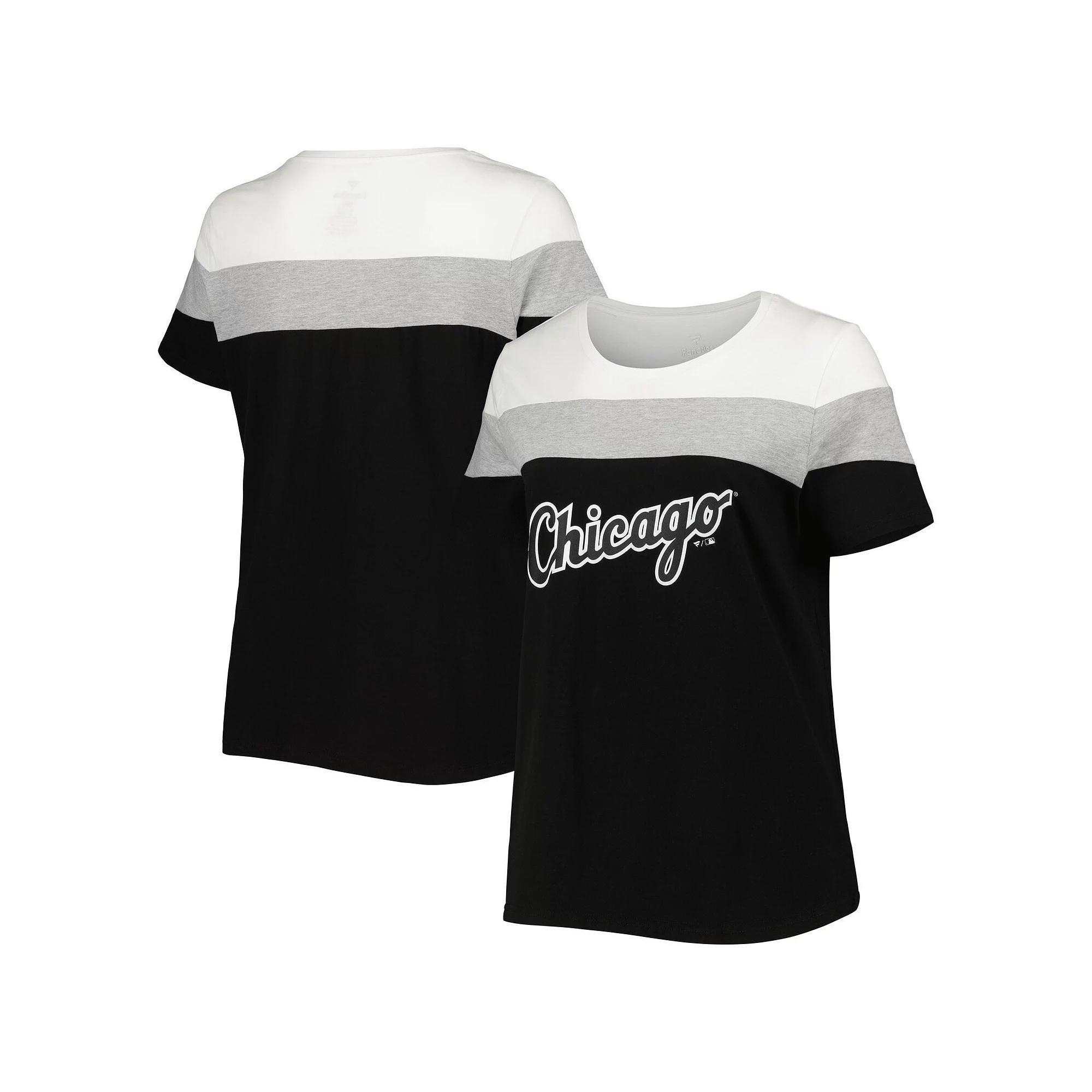 Women's Black/Heather Gray Chicago White Sox Plus  Product Image