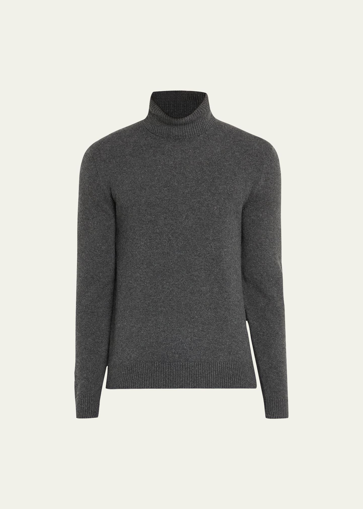 Mens Cashmere Turtleneck Sweater Product Image