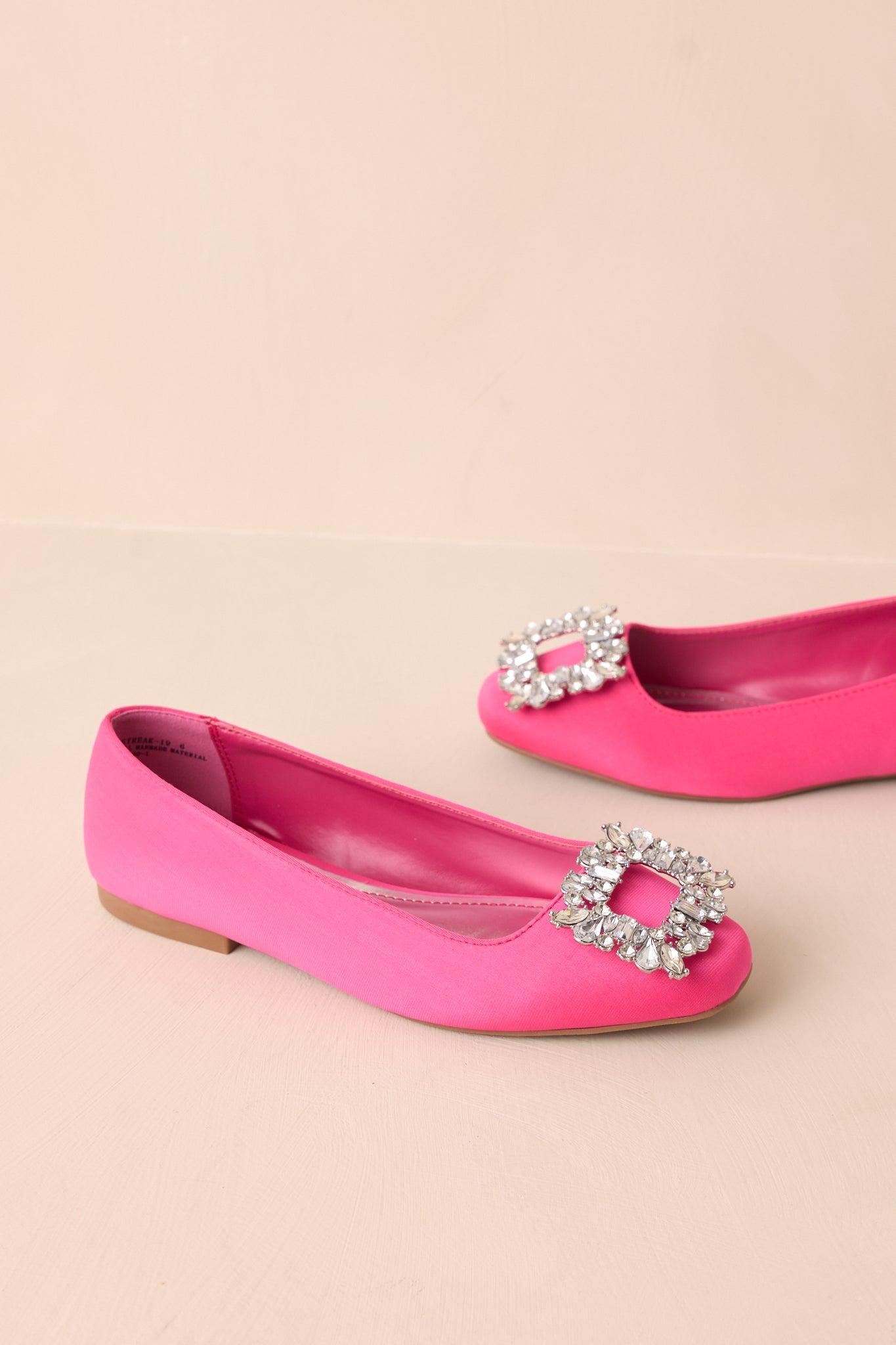 That's My Dream Hot Pink Ballet Flats Product Image