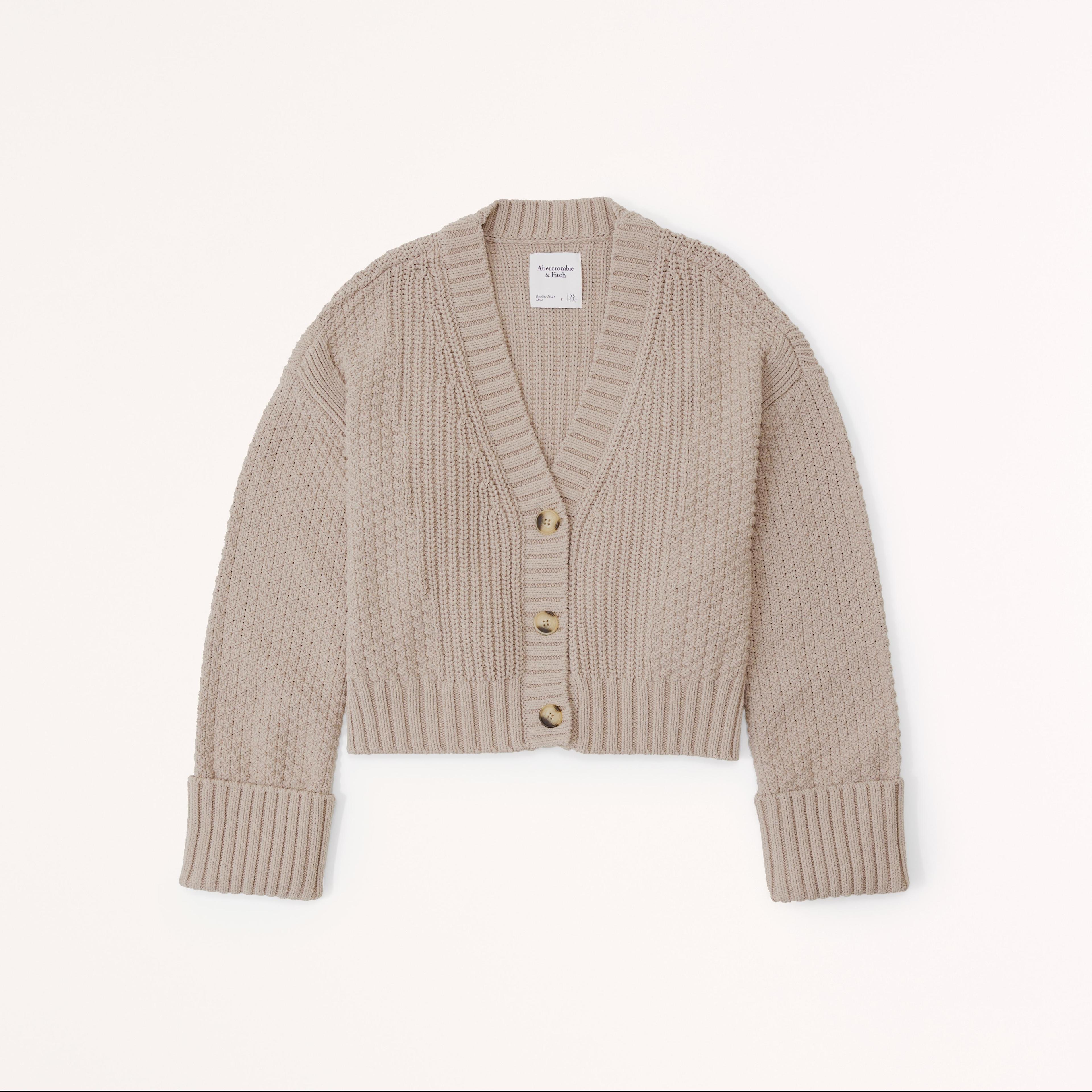 The A&F Cameron Seed Stitch Cardigan Product Image