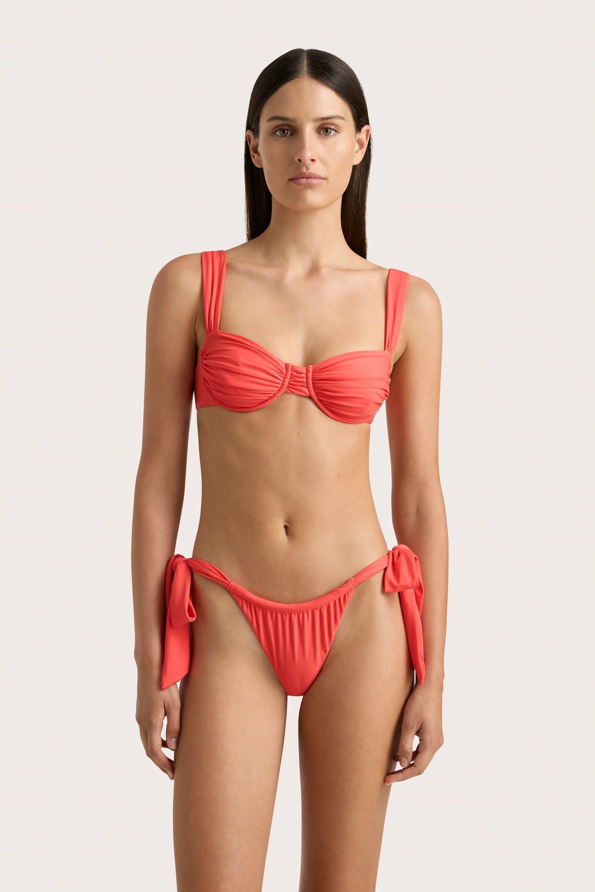 Jean Swim Top Vermillion - Final Sale Product Image