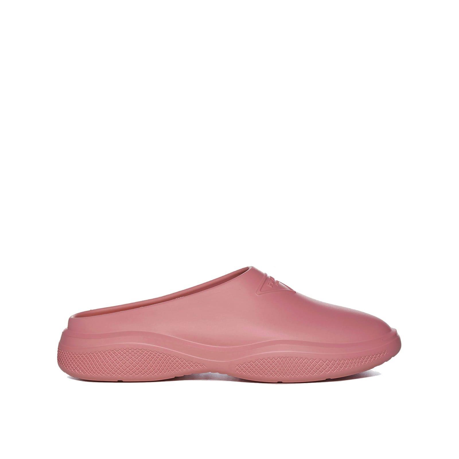 PRADA Slippers And Clogs Rubber Pink Begonia Product Image