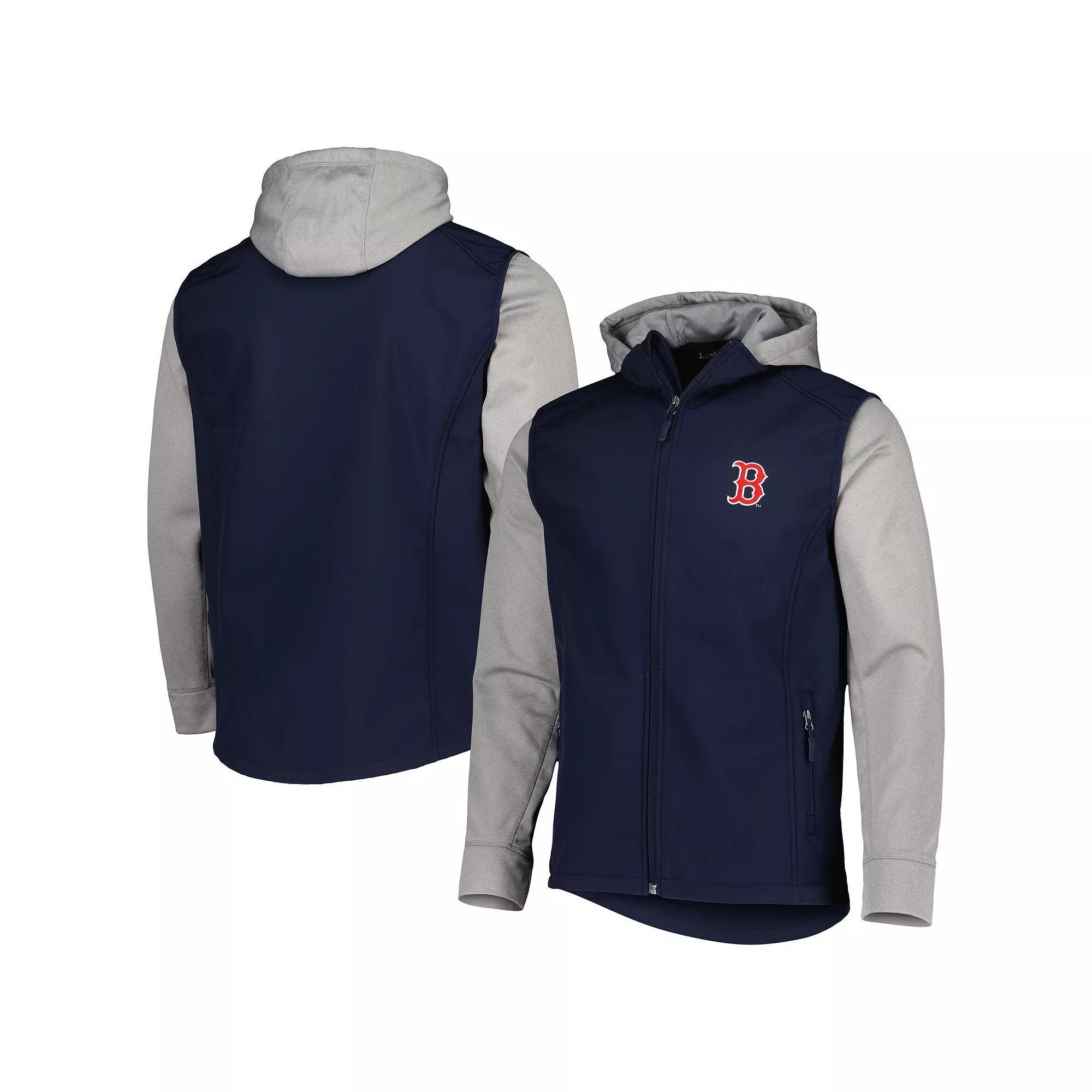 Men's Dunbrooke Navy/Heather Gray Boston Red Sox Alpha Full-Zip Jacket,  Product Image