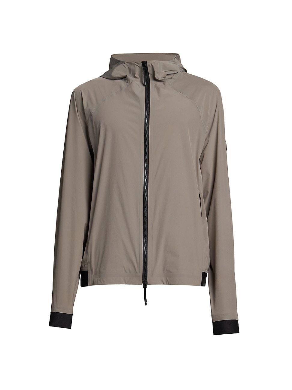 Mens Kurz Nylon Hooded Jacket Product Image