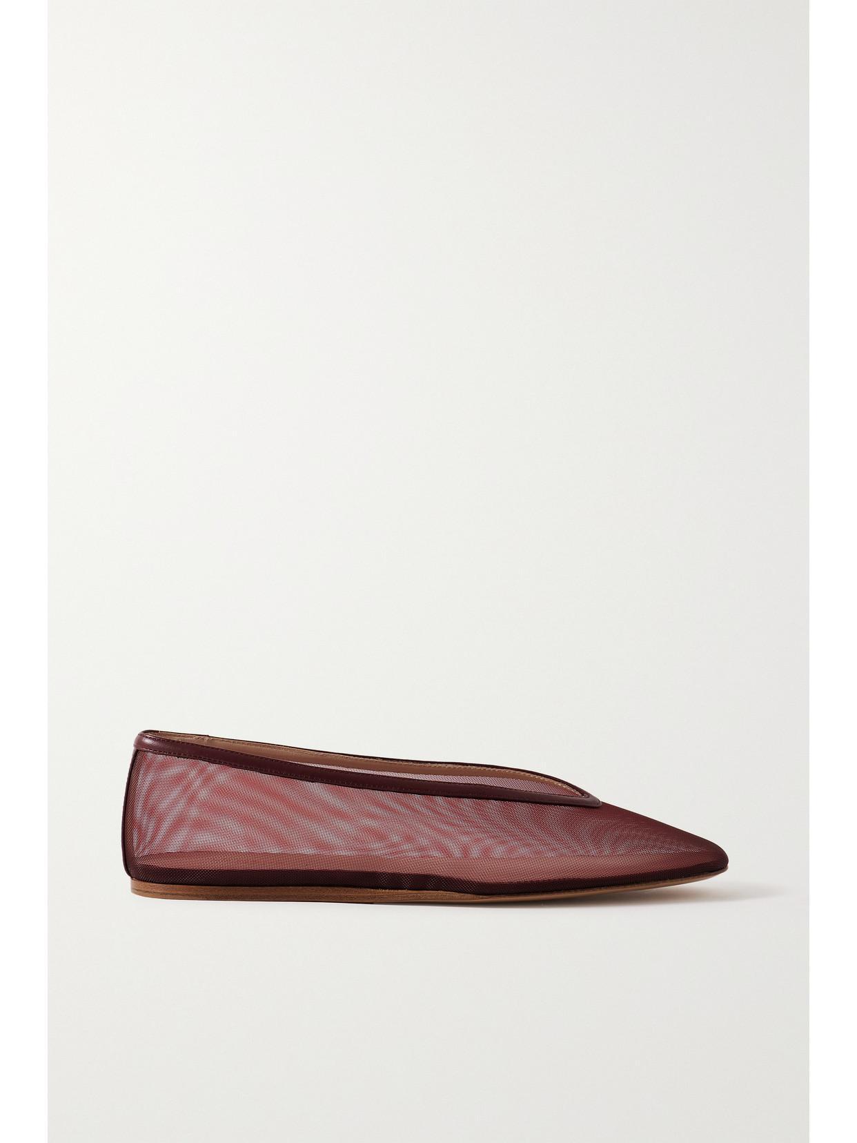 Luna Slipper In Dark Red Product Image