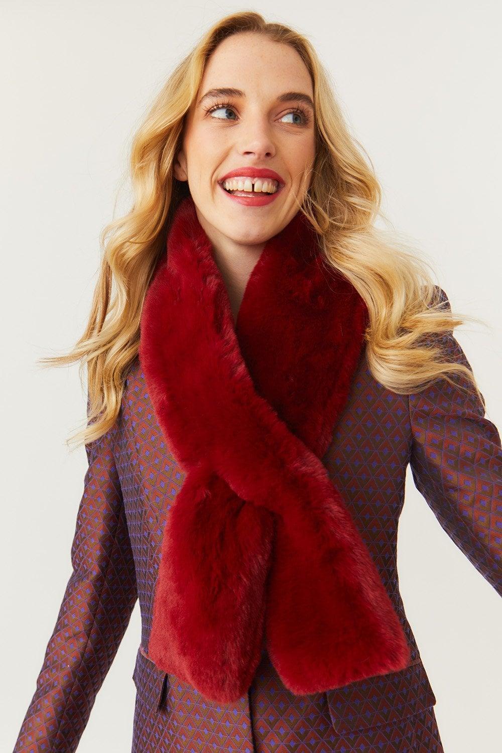 Faux Fur Scarf- 2 colors Product Image