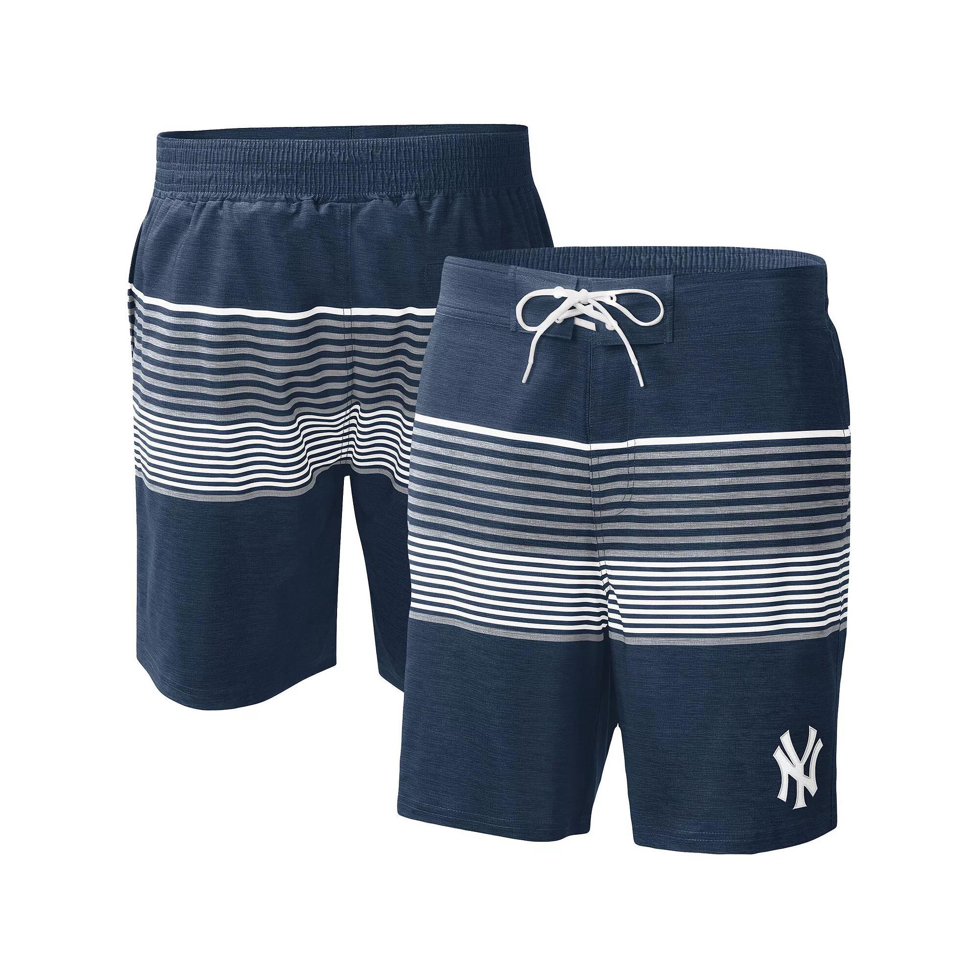 Men's G-III Sports by Carl Banks Navy Detroit Tigers Coastline Volley Swim Shorts,  Product Image