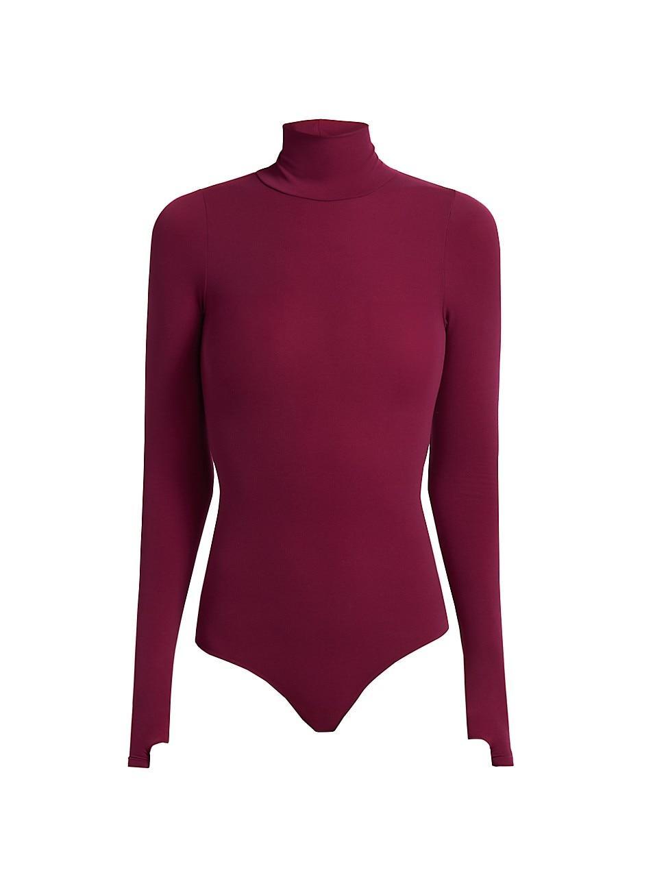 Womens Ballet Body Turtleneck Bodysuit Product Image