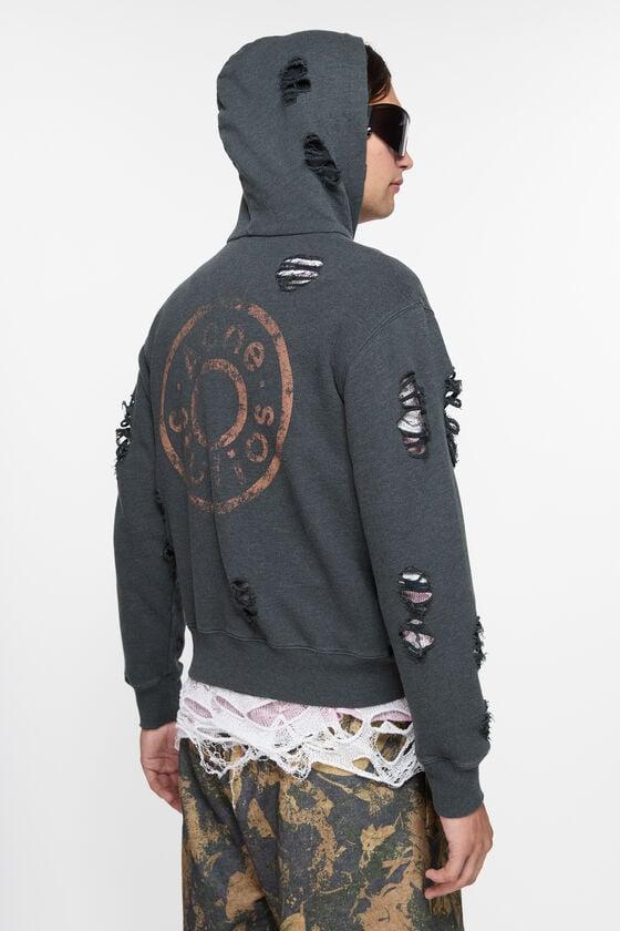 Hooded zipper sweater Product Image