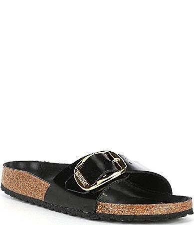 Birkenstock Womens Madrid Big Buckle High Shine Slide Sandals Product Image