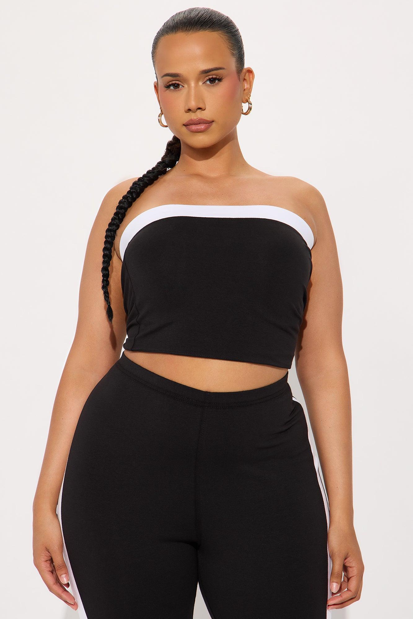 On The Move Pant Set - Black/White Product Image