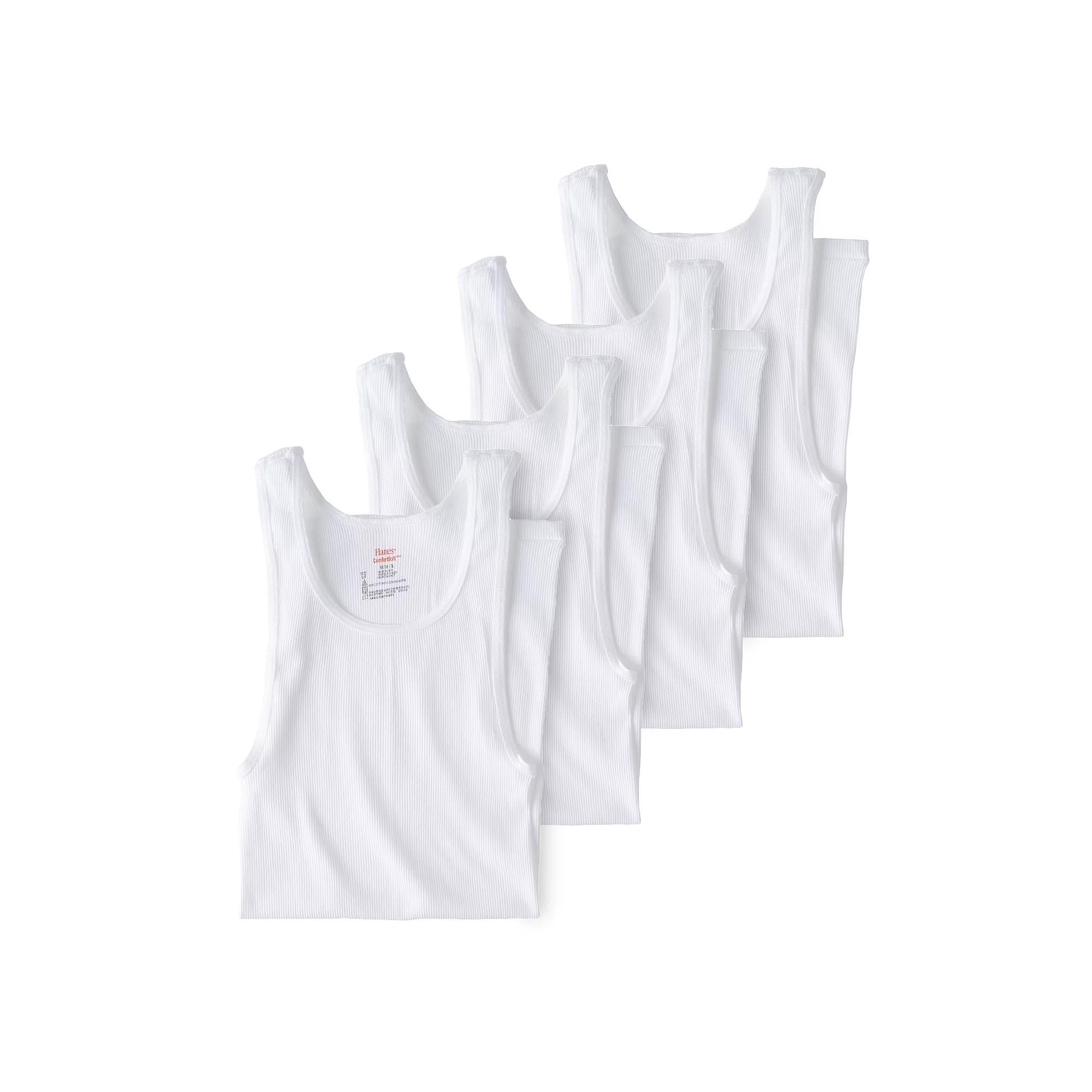 Mens Hanes 4-pk. Tagless Tanks Product Image