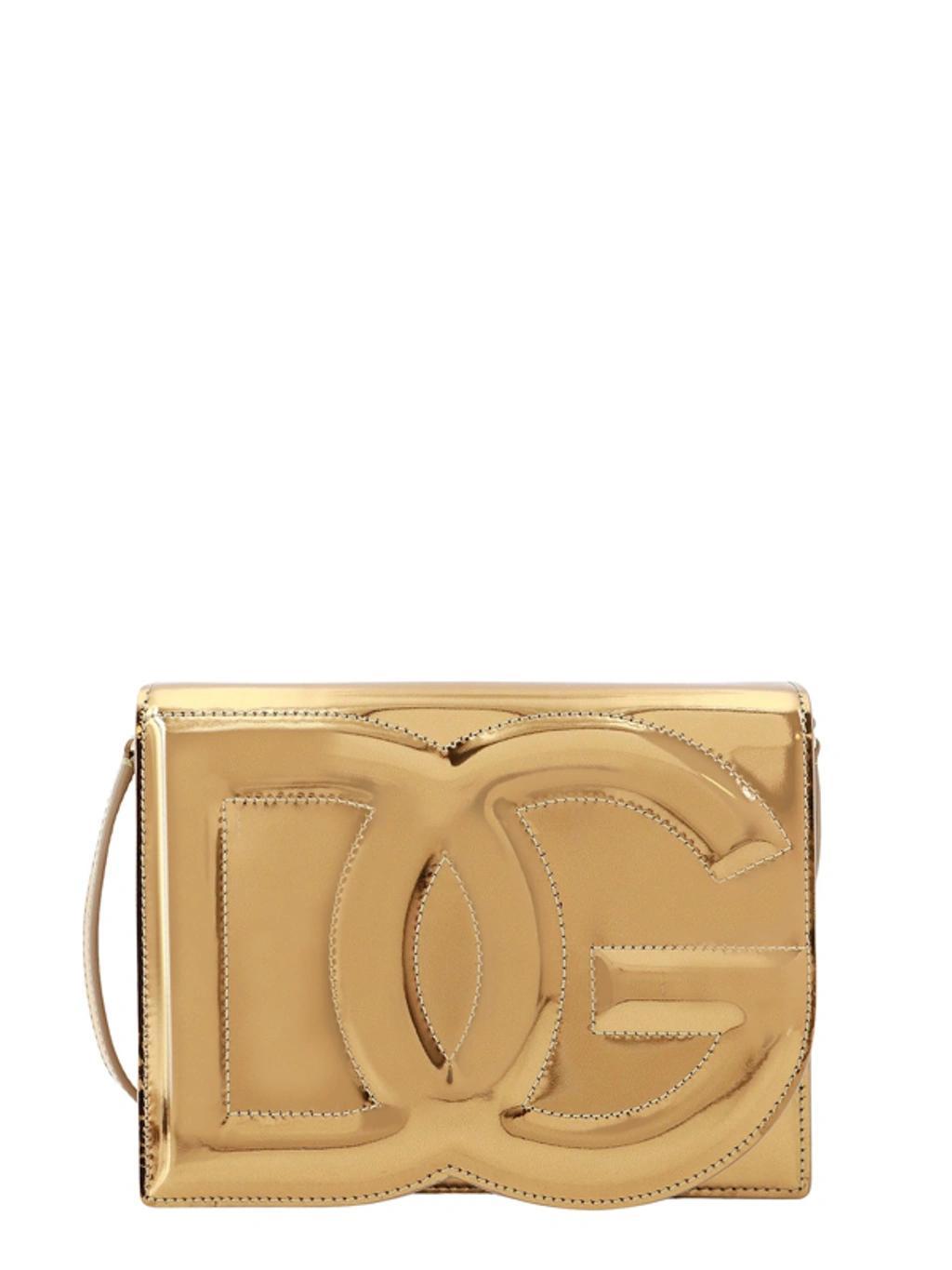 DOLCE & GABBANA Dg Logo Shoulder Bag In Light_gold Product Image