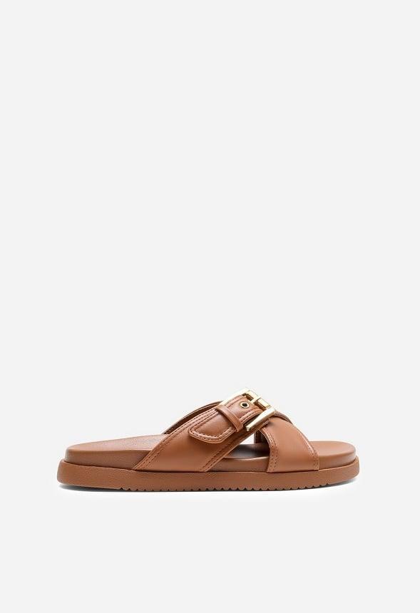 Criss-Cross Flat Sandals Product Image