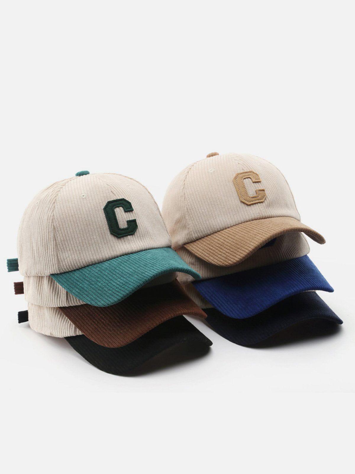 Letter C Patchwork Hat Product Image