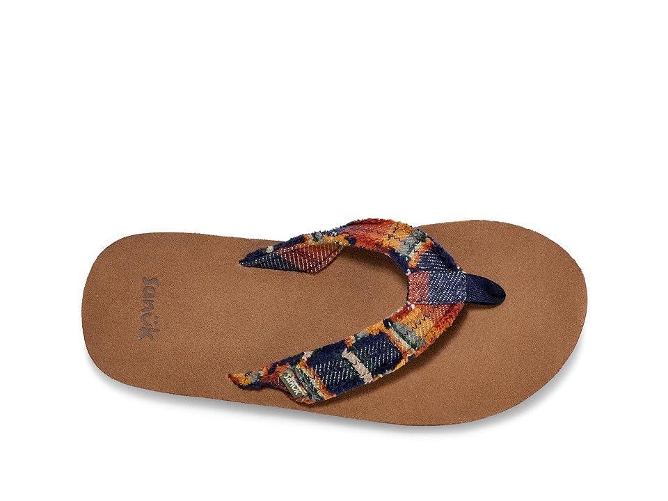 Sanuk Men's Fraid Not Blanket Flip Flop Sandal Product Image