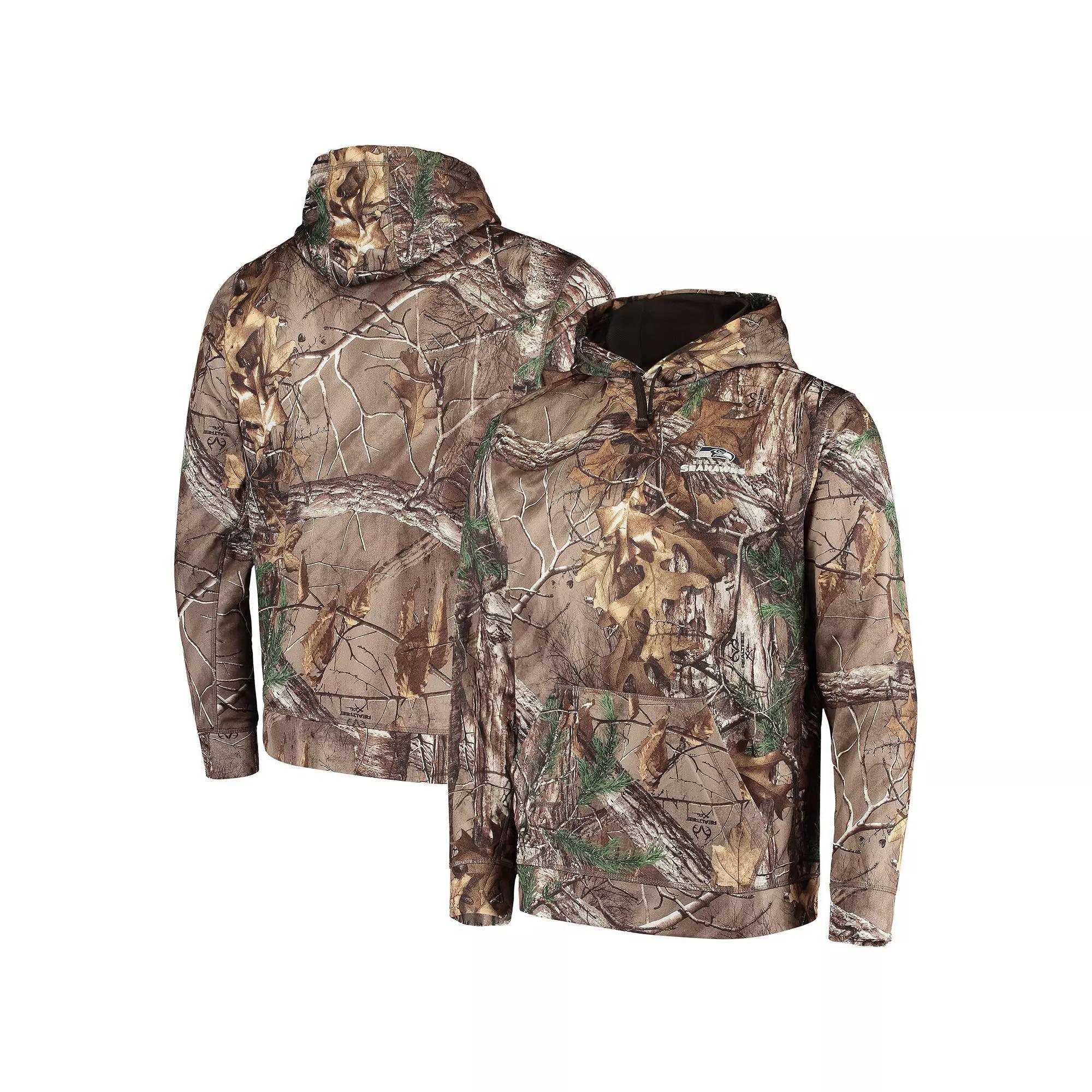 Men's Dunbrooke Realtree Camo Seattle Seahawks Circle Champion Tech Fleece Pullover Hoodie,  Product Image