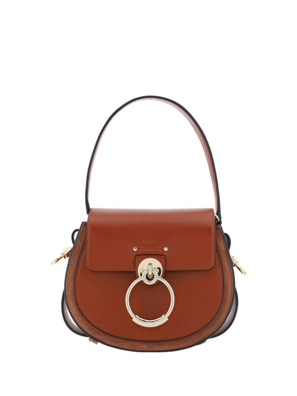 Tess Shoulder Bag In Sepia Brown Product Image