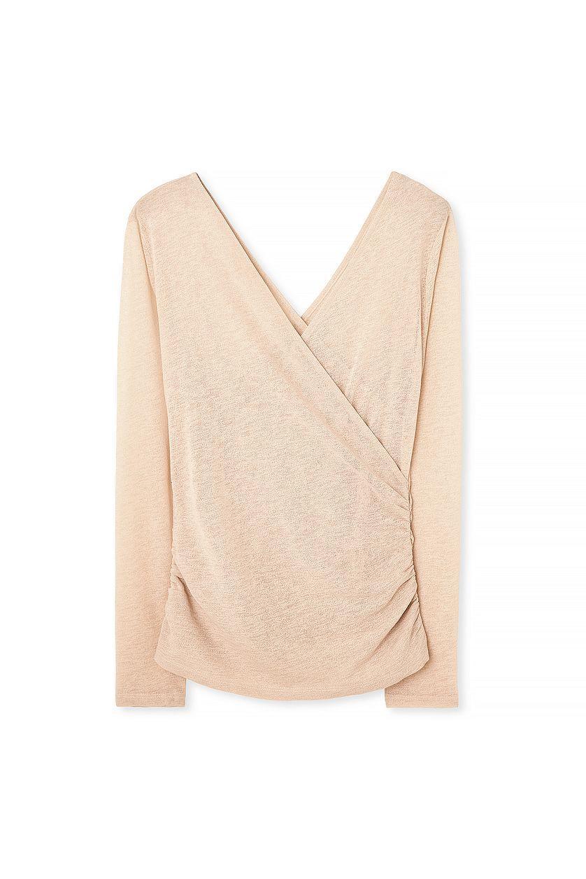 Draped Jersey Top Product Image