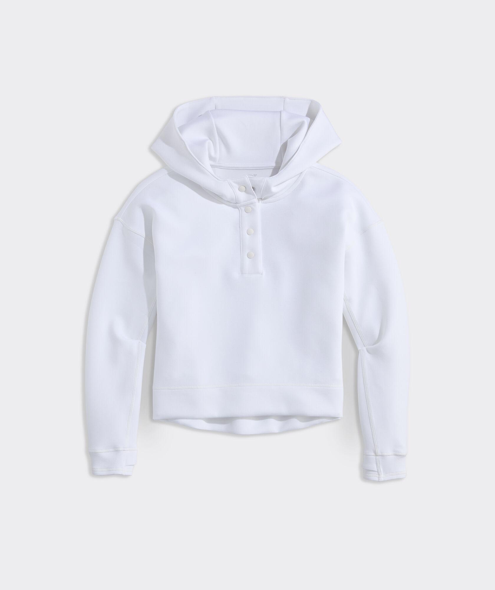 Hooded Snap-Front Pullover Product Image